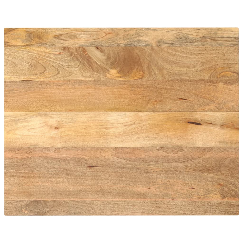Tafelblad rechthoekig 100x80x3,8 cm massief mangohout