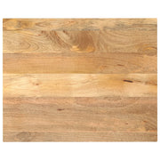 Tafelblad massief mangohout 100x80x3,8 cm