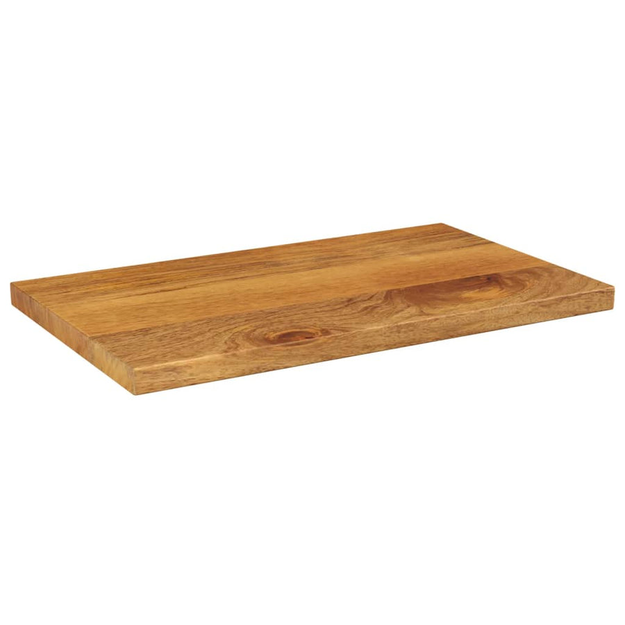 Tafelblad rechthoekig 40x20x2,5 cm massief mangohout