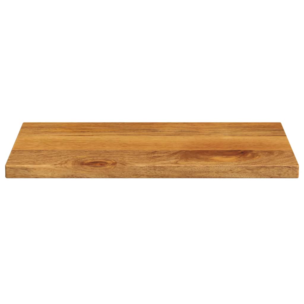 Tafelblad rechthoekig 50x30x2,5 cm massief mangohout