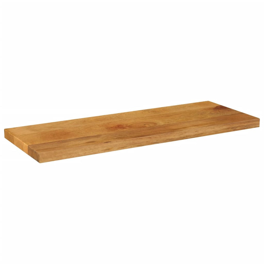 Tafelblad rechthoekig 90x30x2,5 cm massief mangohout