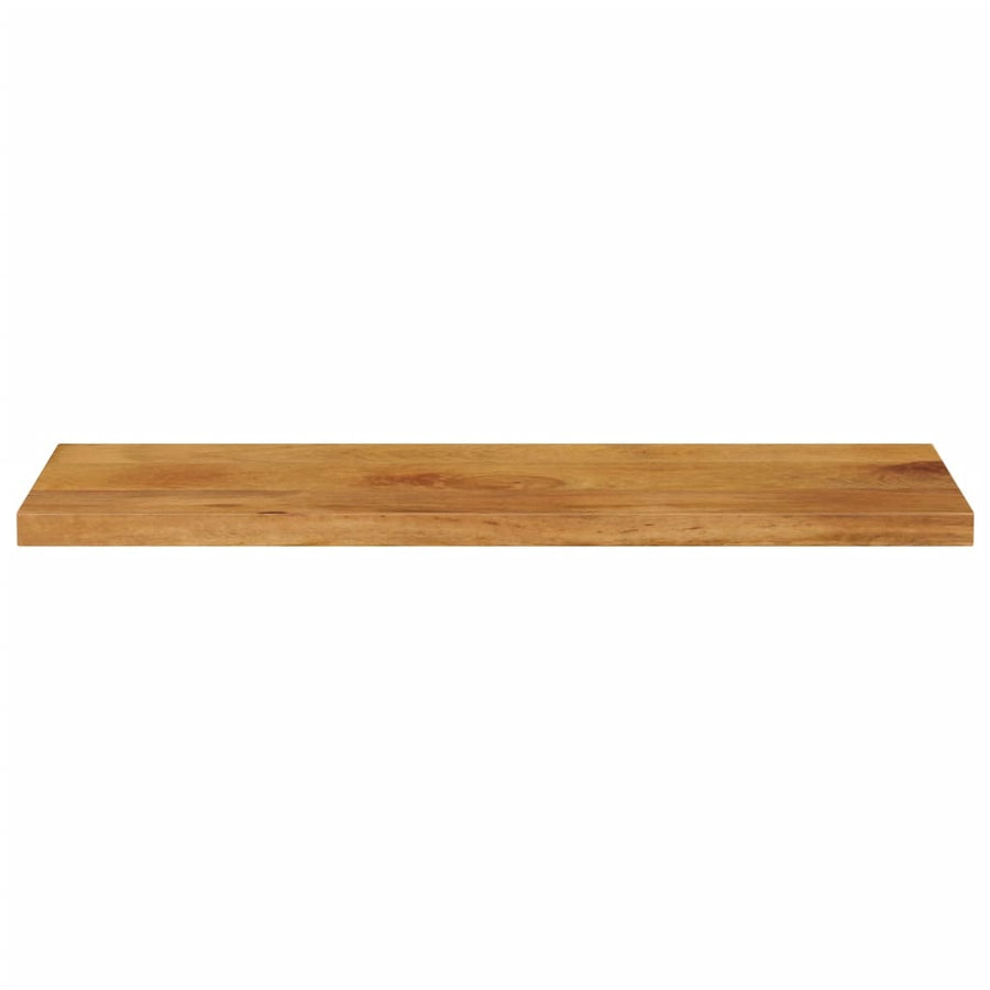 Tafelblad rechthoekig 90x30x2,5 cm massief mangohout