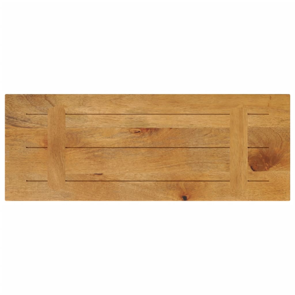 Tafelblad Rechthoekig 80X40X2,5 Cm Massief Mangohout Mangohout (Eikenafwerking) 25 mm 80 x 40 cm