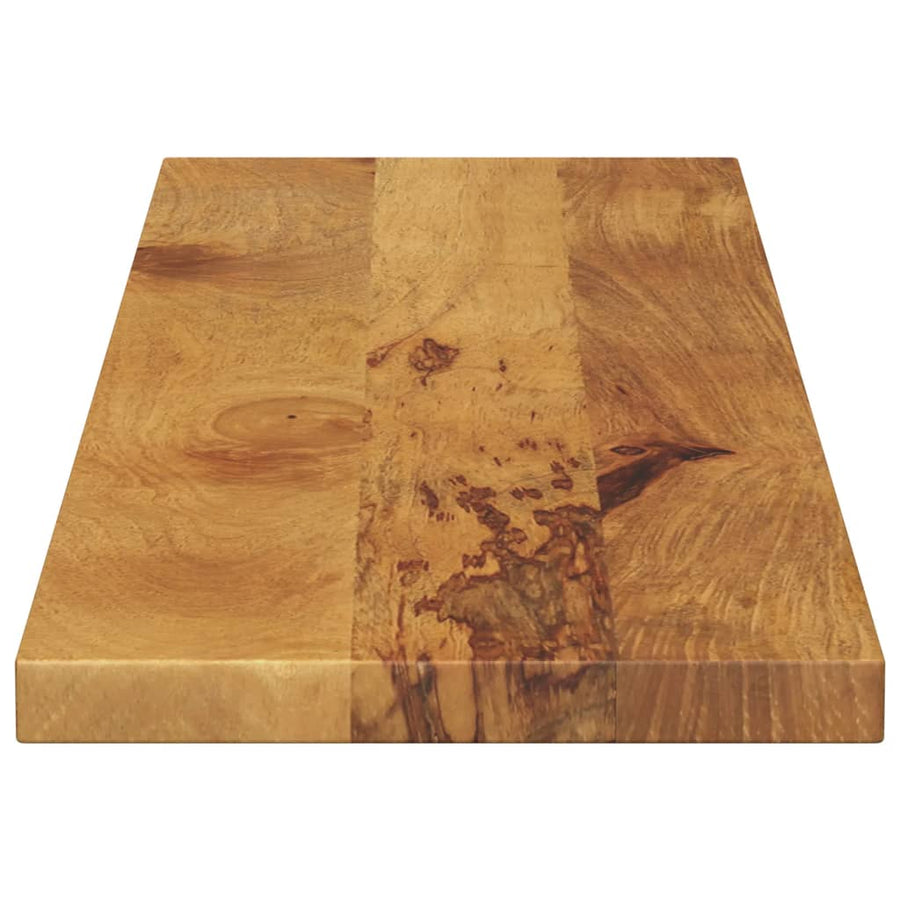Tafelblad rechthoekig 100x40x2,5 cm massief mangohout