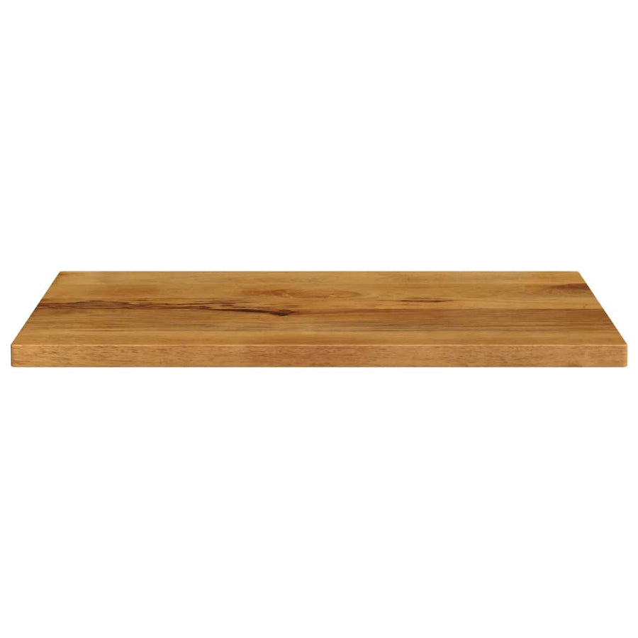 Tafelblad Rechthoekig 80X60X2,5 Cm Massief Mangohout Mango Wood(Oak Finish) 25 mm 80 x 60 cm
