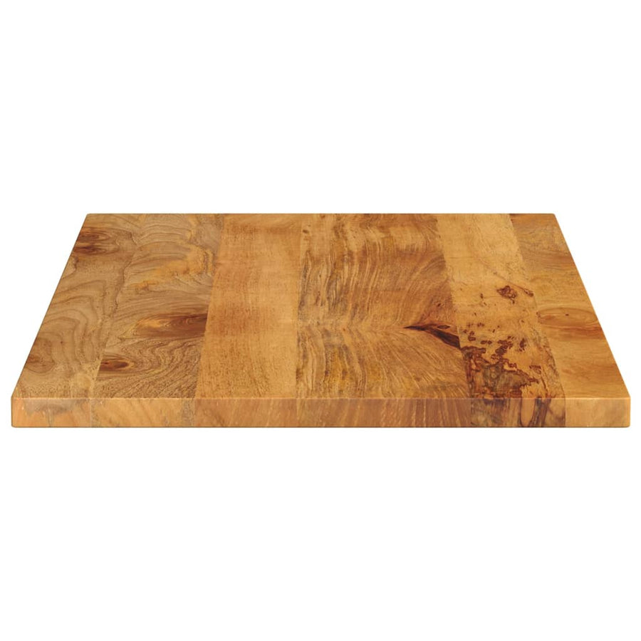 Tafelblad rechthoekig 100x60x2,5 cm massief mangohout