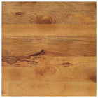 Tafelblad vierkant 80x80x2.5 cm massief mangohout eikenafwerking