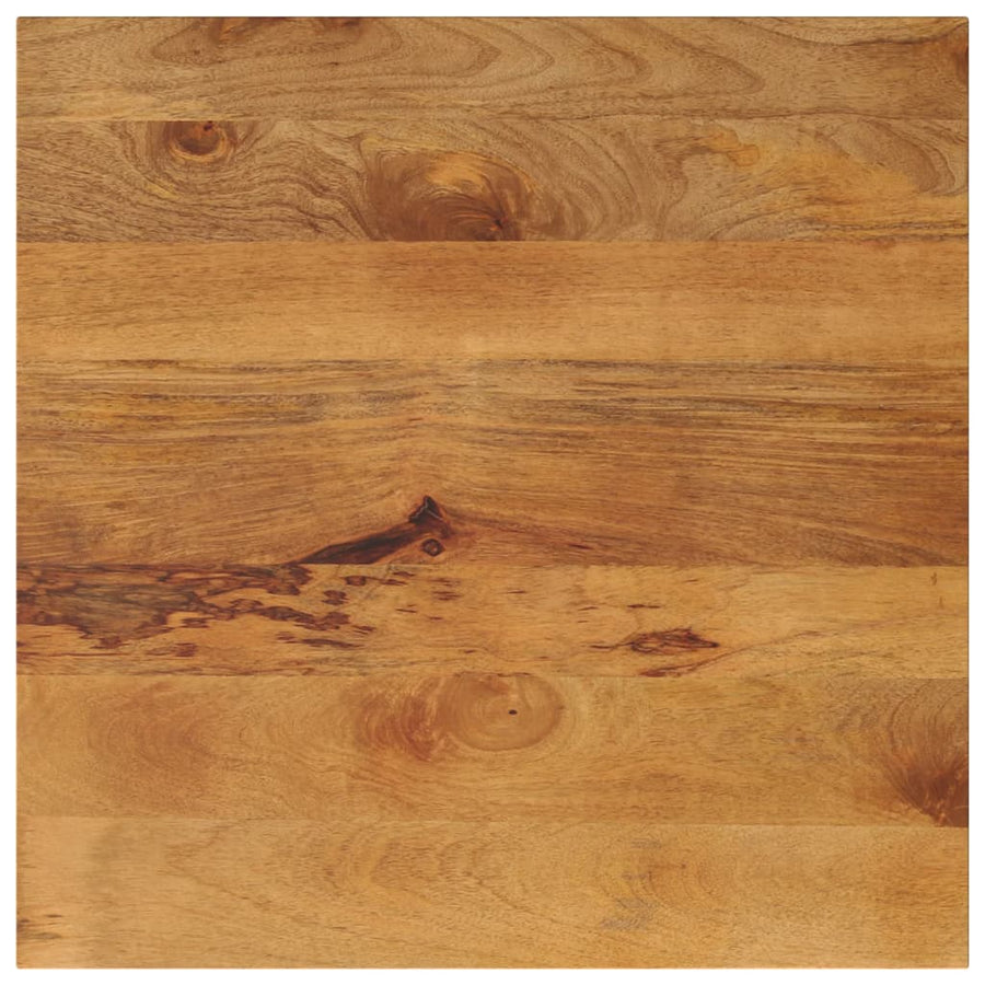 Tafelblad Vierkant 80X80X2,5 Cm Massief Mangohout Mangohout (Eikenafwerking) 25 mm