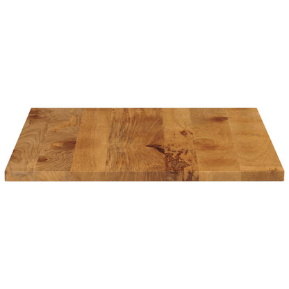 Tafelblad rechthoekig 90x80x2,5 cm massief mangohout
