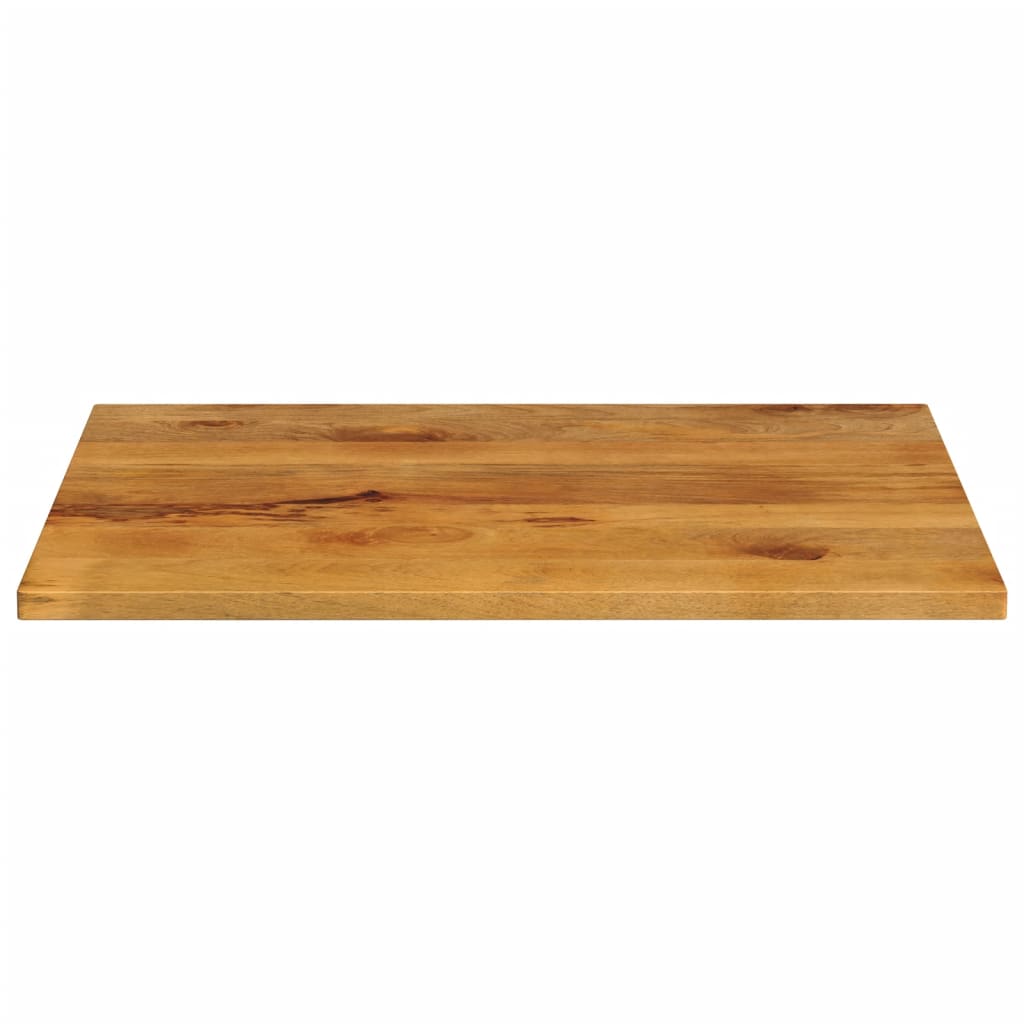 Tafelblad rechthoekig 100x80x2,5 cm massief mangohout