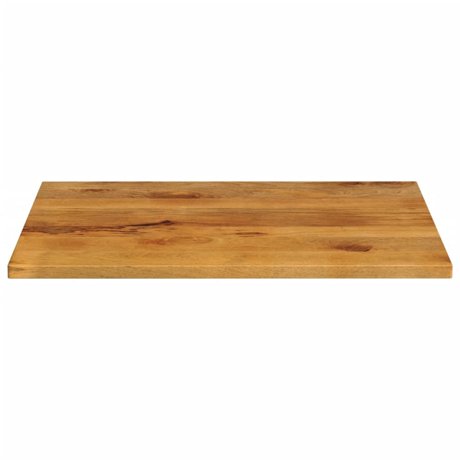 Tafelblad rechthoekig 100x80x2,5 cm massief mangohout