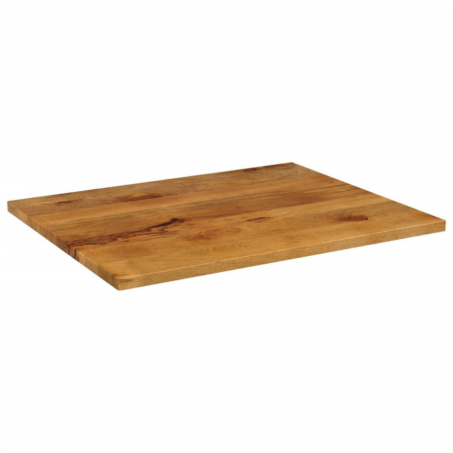 Tafelblad rechthoekig 110x80x2,5 cm massief mangohout