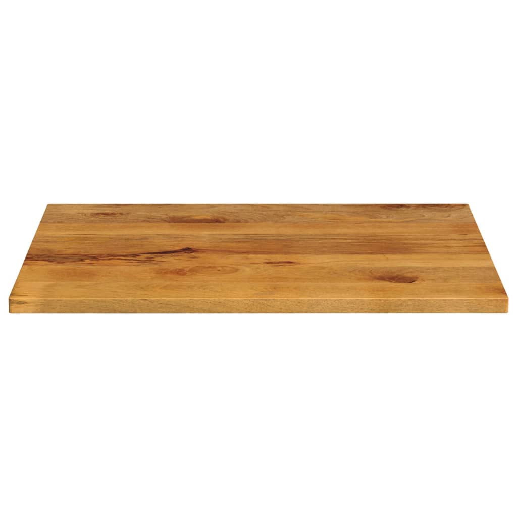 Tafelblad rechthoekig 110x80x2,5 cm massief mangohout
