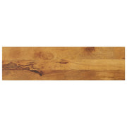 Tafelblad 100x20x3,8 cm massief mangohout eikenkleurig