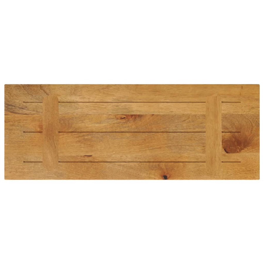 Tafelblad Rechthoekig 70X30X3,8 Cm Massief Mangohout Mangohout (Eikenafwerking) 38 mm 70 x 30 cm
