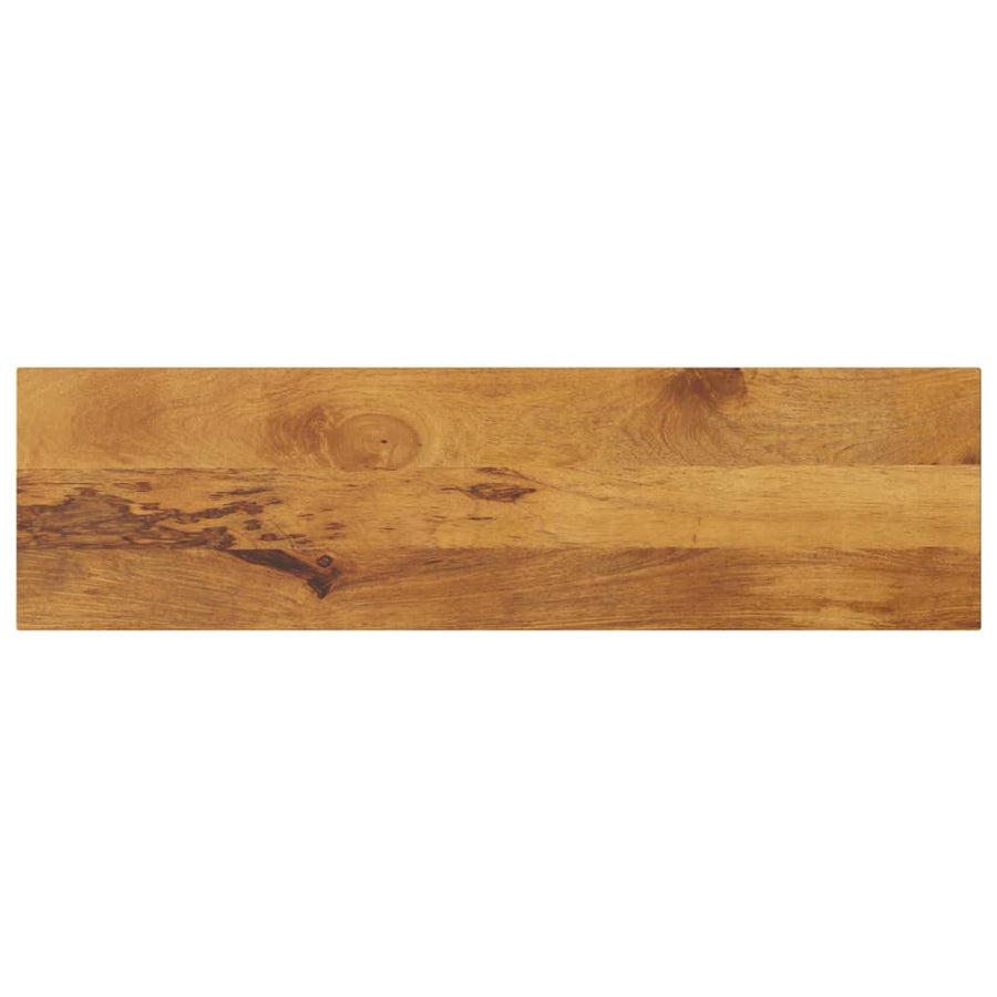 Tafelblad Rechthoekig 100X30X3,8 Cm Massief Mangohout Mangohout (Eikenafwerking) 38 mm 100 x 30 cm
