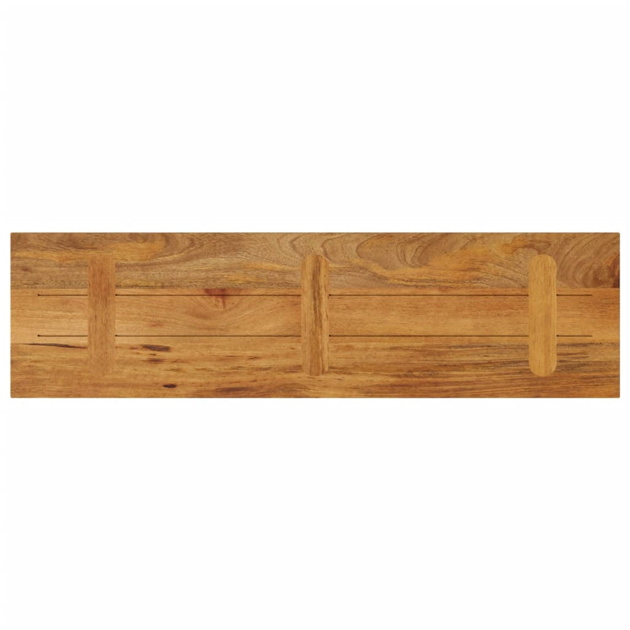 Tafelblad Rechthoekig 100X30X3,8 Cm Massief Mangohout Mangohout (Eikenafwerking) 38 mm 100 x 30 cm