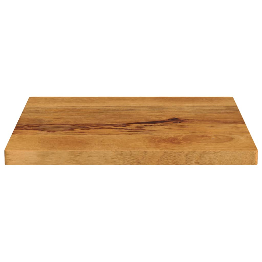 Tafelblad Vierkant 40X40X3,8 Cm Massief Mangohout Mangohout (Eikenafwerking) 38 mm