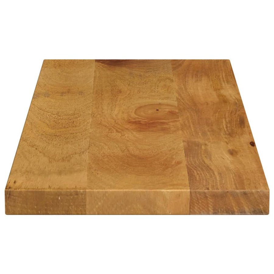 Tafelblad rechthoekig 90x40x3,8 cm massief mangohout
