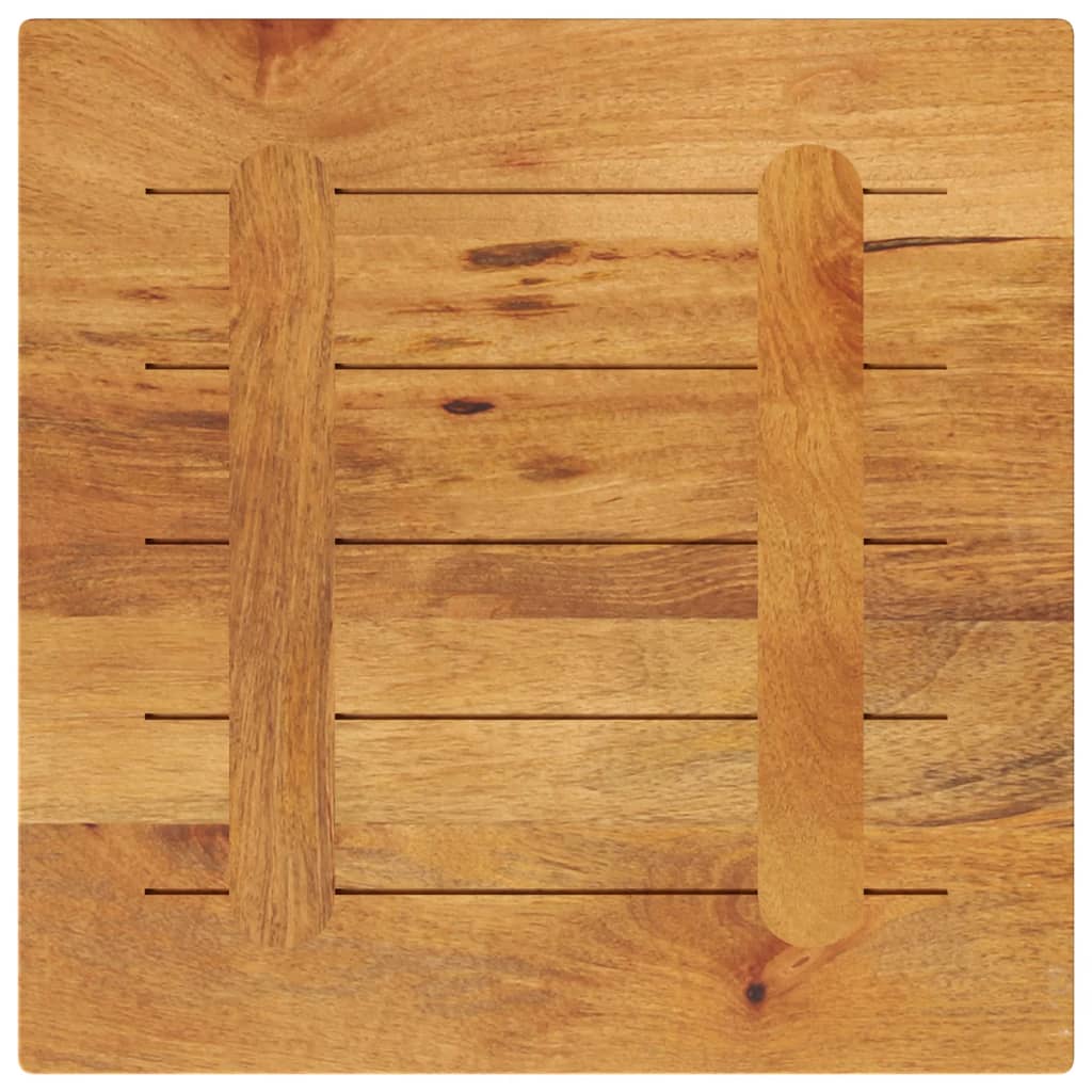 Tafelblad vierkant 50x50x3,8 cm massief mangohout
