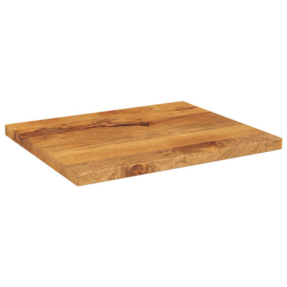 Tafelblad rechthoekig 60x50x3,8 cm massief mangohout