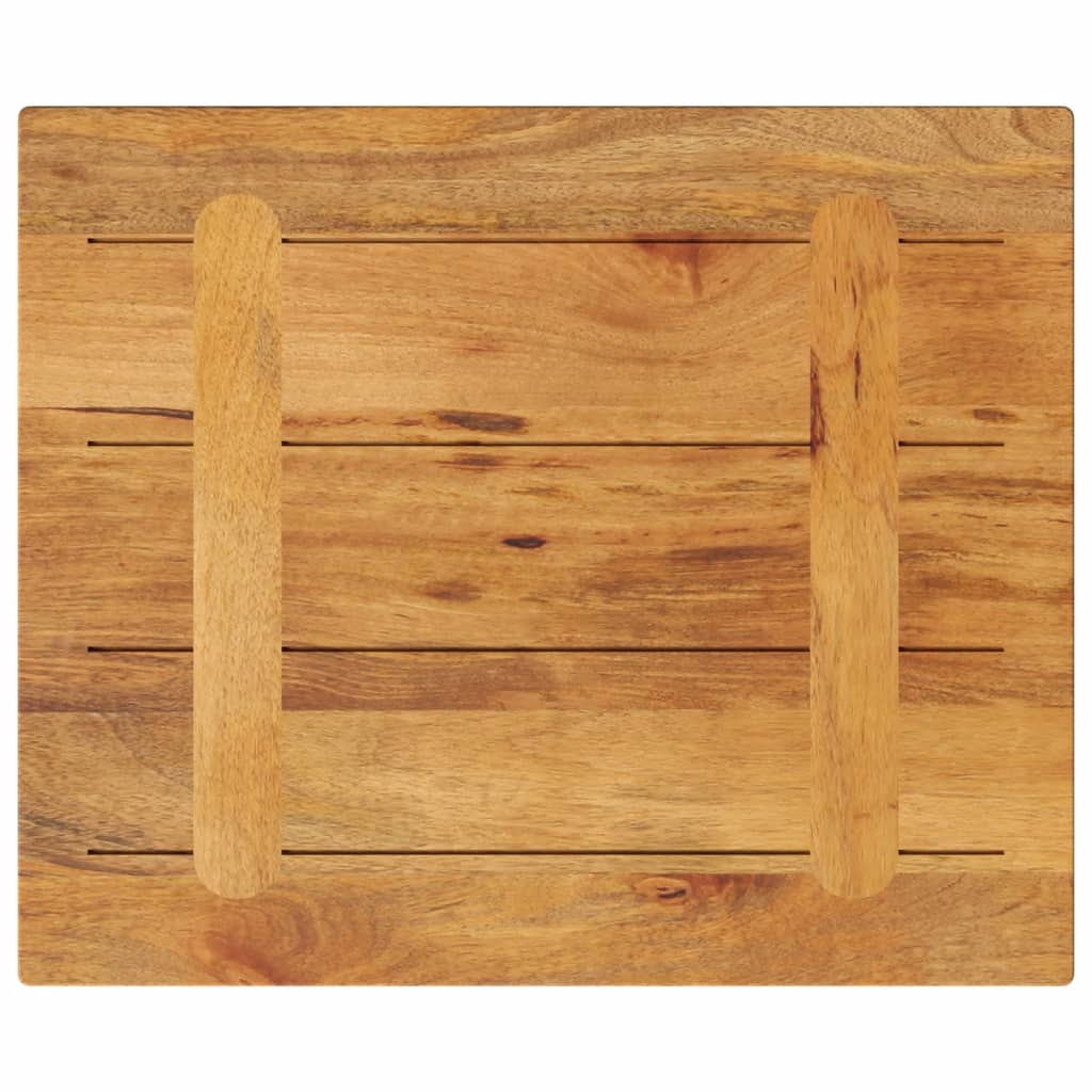 Tafelblad rechthoekig 60x50x3,8 cm massief mangohout