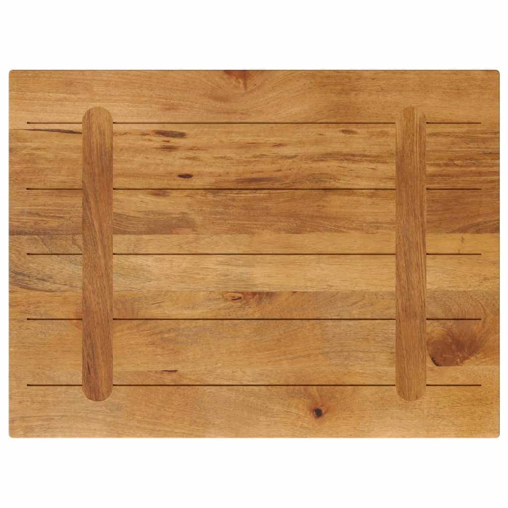 Tafelblad rechthoekig 70x50x3,8 cm massief mangohout