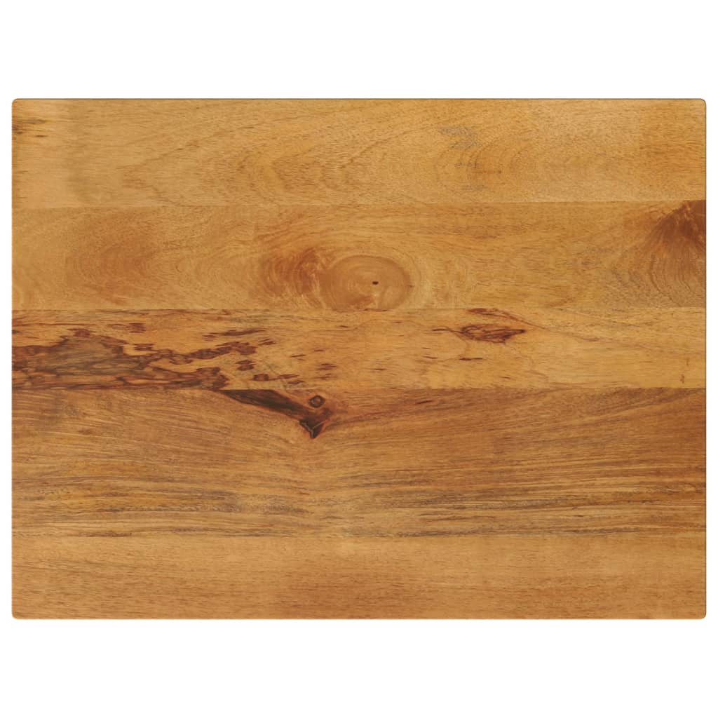 Tafelblad rechthoekig 90x50x3,8 cm massief mangohout