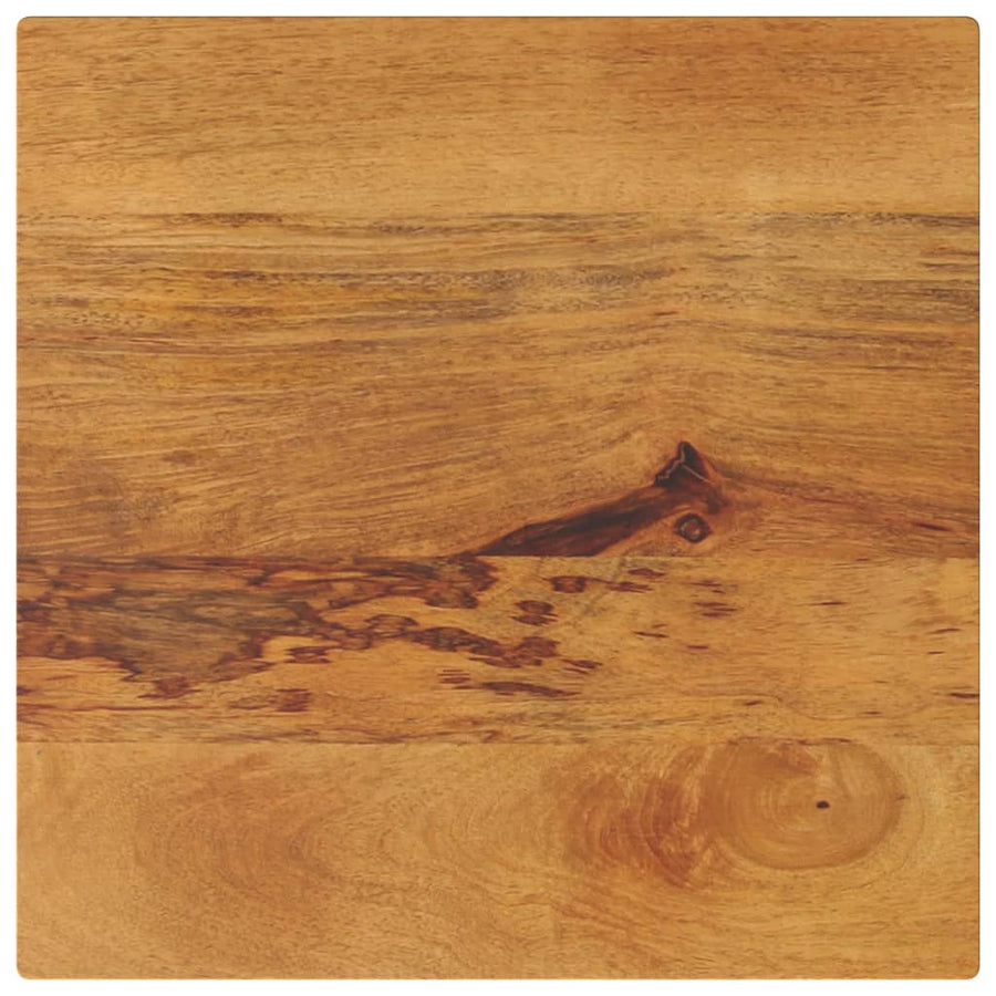 Tafelblad Vierkant 60X60X3,8 Cm Massief Mangohout Mangohout (Eikenafwerking) 38 mm