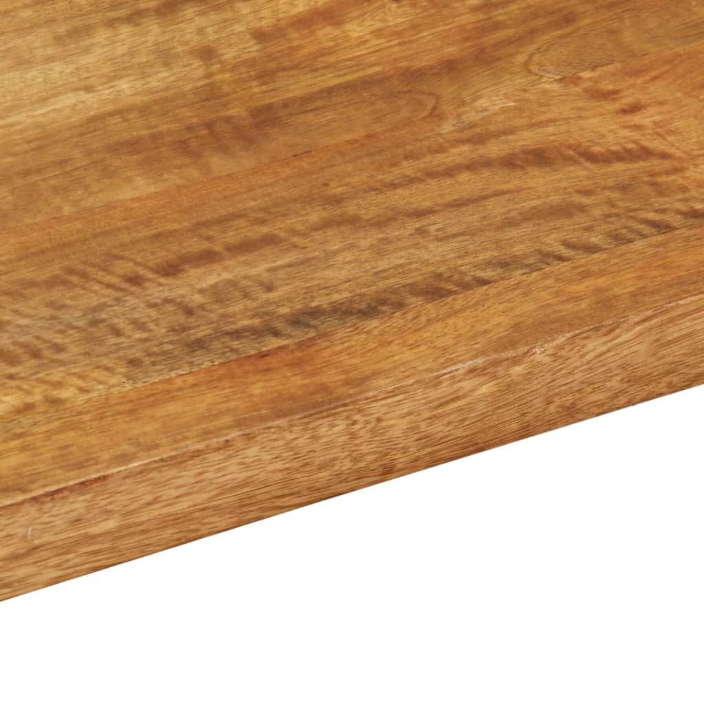 Tafelblad rechthoekig 90x60x3,8 cm massief mangohout