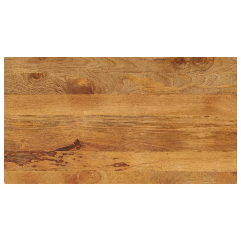 Tafelblad rechthoekig 100x60x3,8 cm massief mangohout