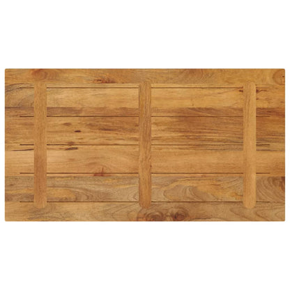 Tafelblad rechthoekig 100x60x3,8 cm massief mangohout