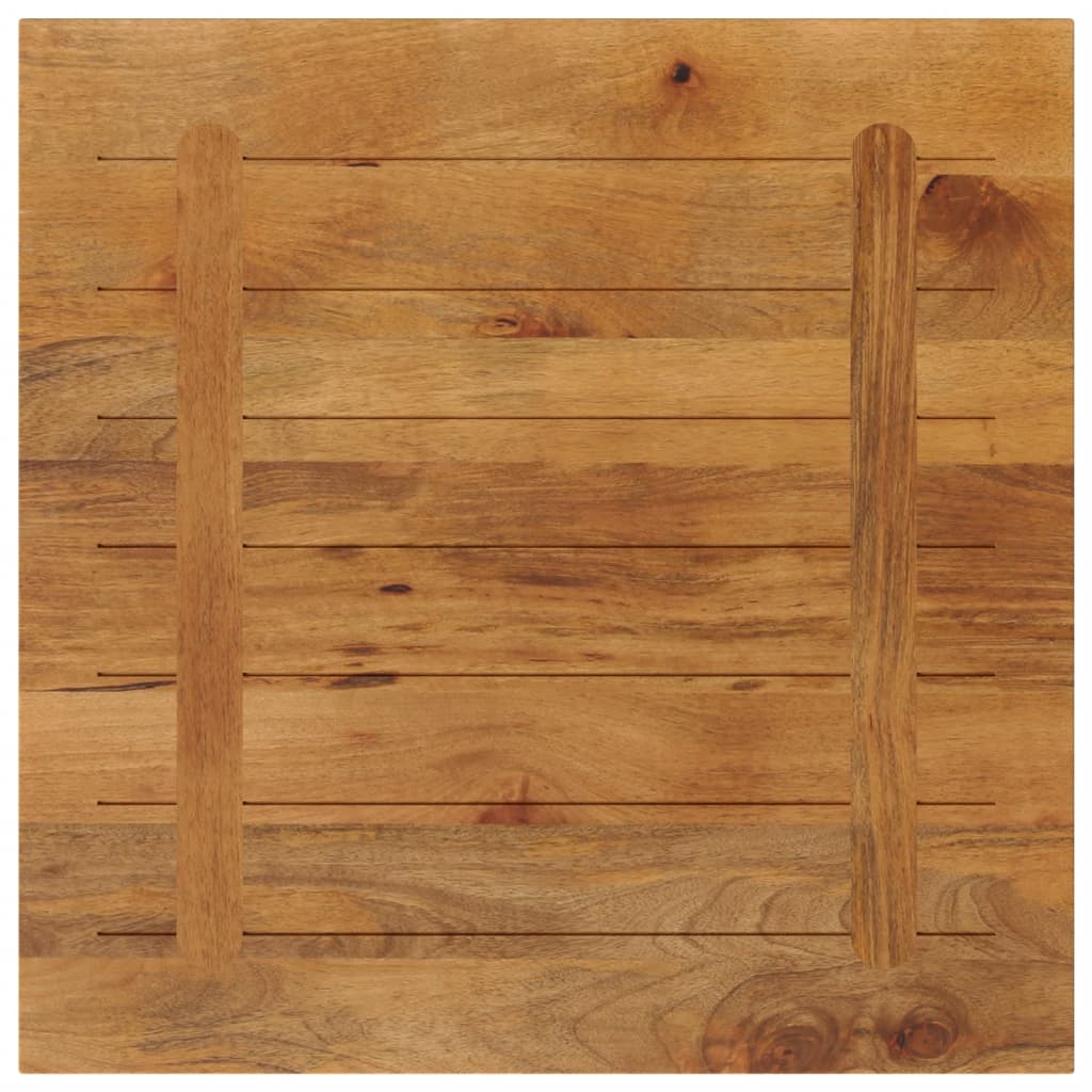 Tafelblad Vierkant 70X70X3,8 Cm Massief Mangohout Mangohout (Eikenafwerking) 38 mm 70 x 70 cm