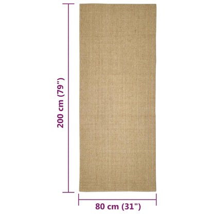 Sisalmat voor krabpaal 80x200 cm