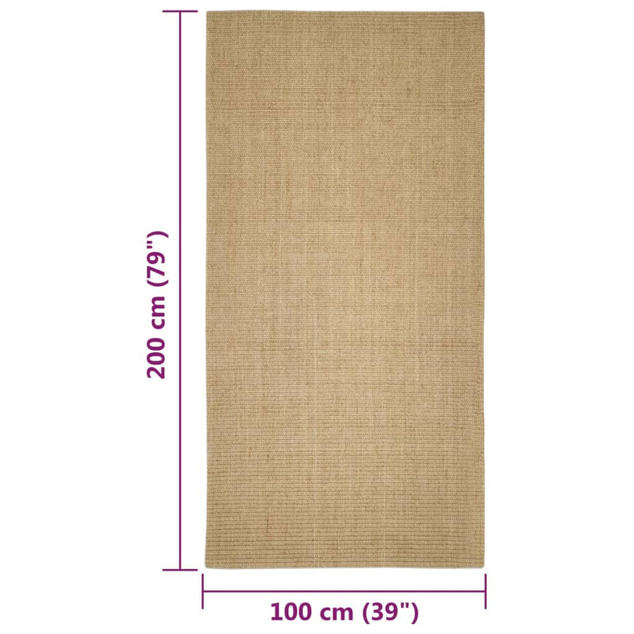 Sisalmat voor krabpaal 100x200 cm