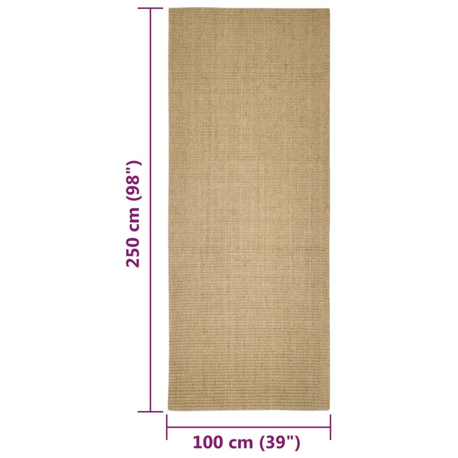 Sisalmat Voor Krabpaal 100 x 250 cm