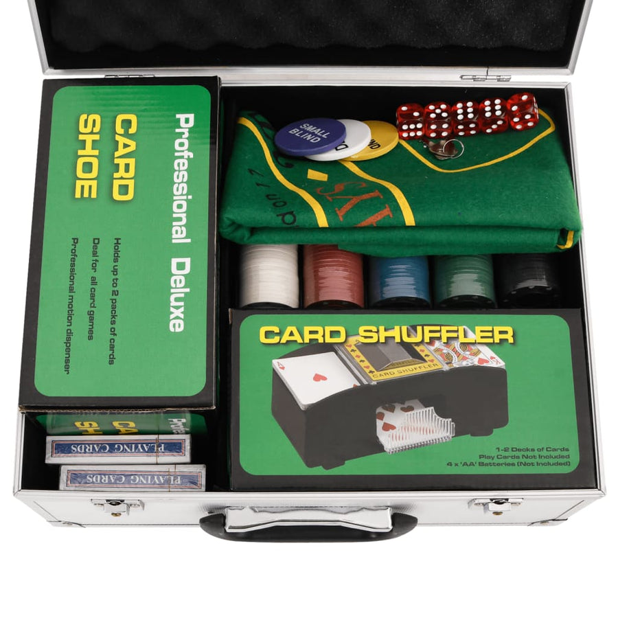 -Delige Pokerset 4 G 300 Chip (4 g)