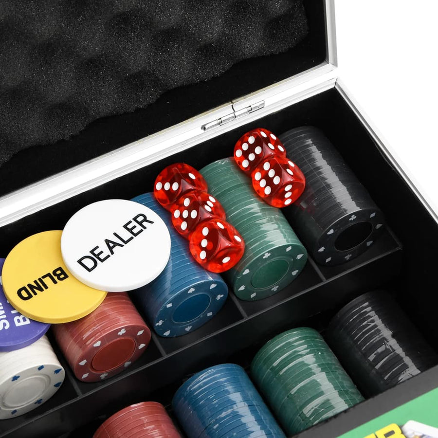 -Delige Pokerset 4 G 300 Chip (4 g)