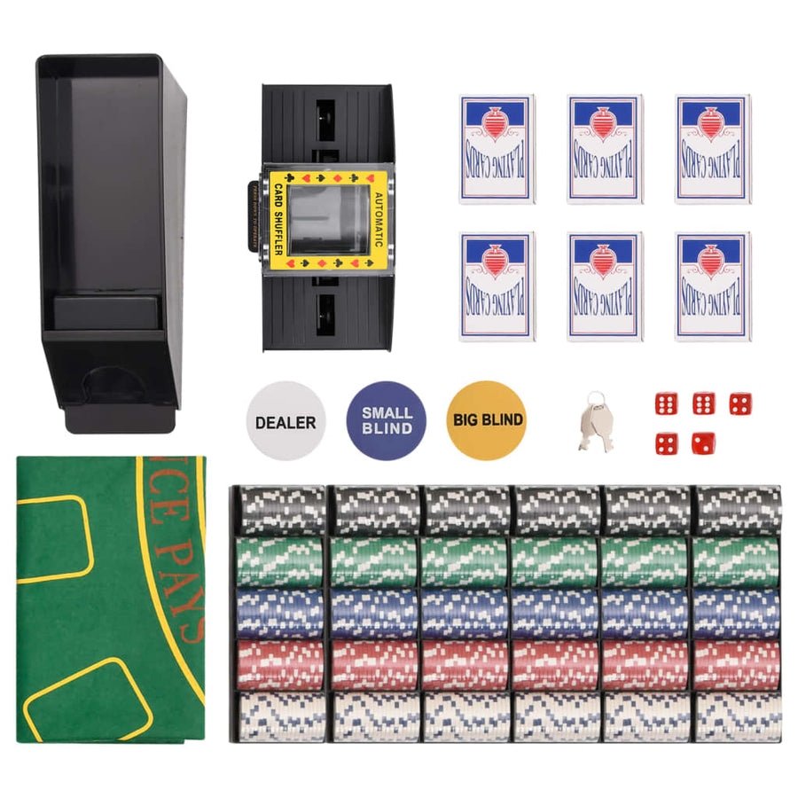 -Delige Pokerset ,5 G 600 Chip (11.5 g)