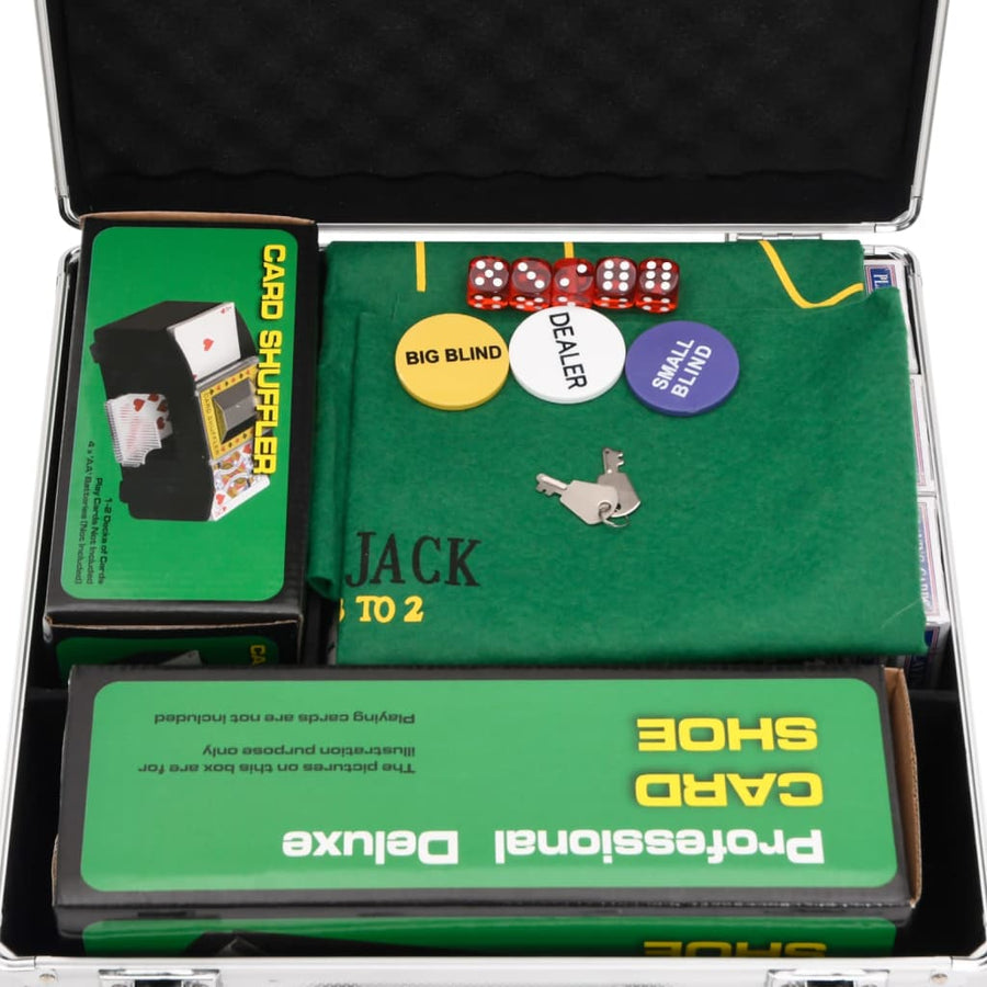 -Delige Pokerset ,5 G 600 Chip (11.5 g)