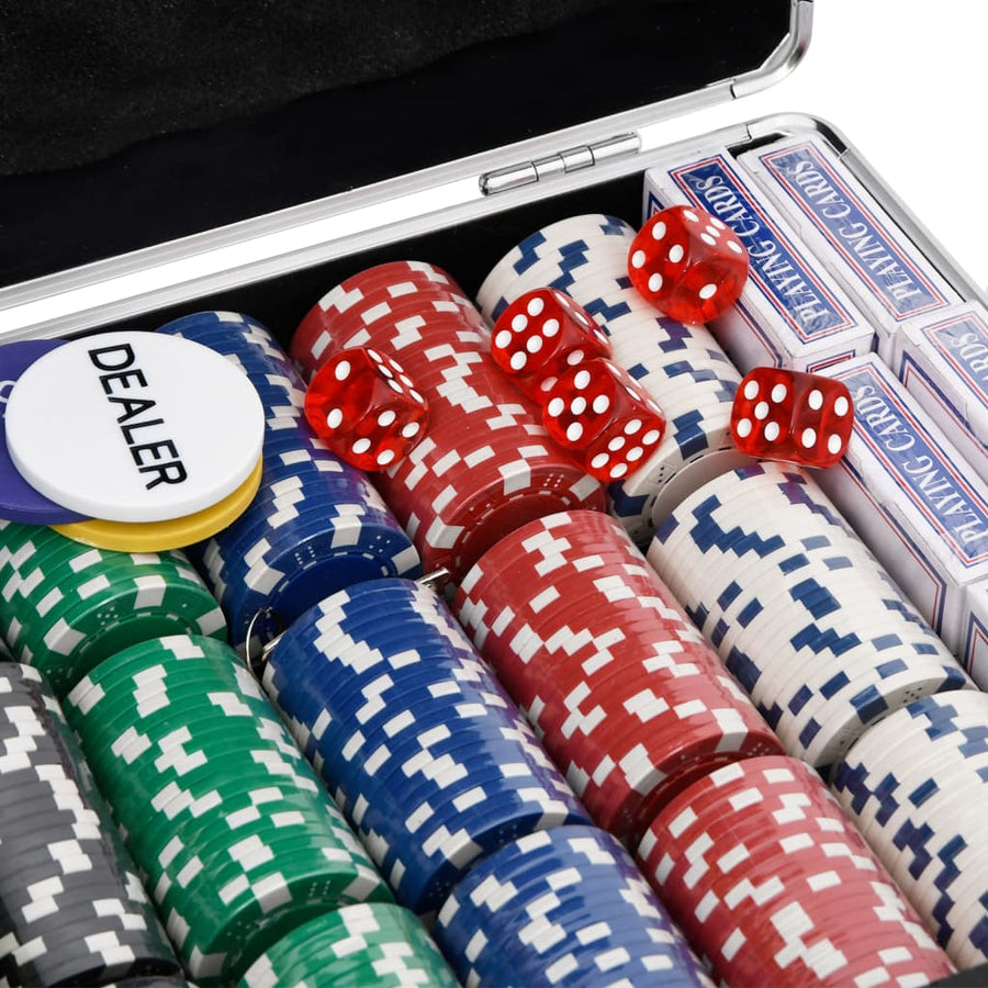 -Delige Pokerset ,5 G 600 Chip (11.5 g)
