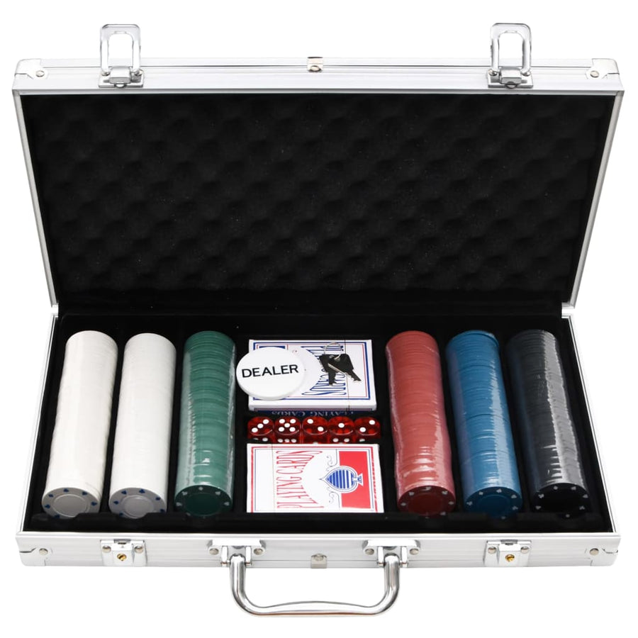 -Delige Pokerset 4 G Chip (4 g)