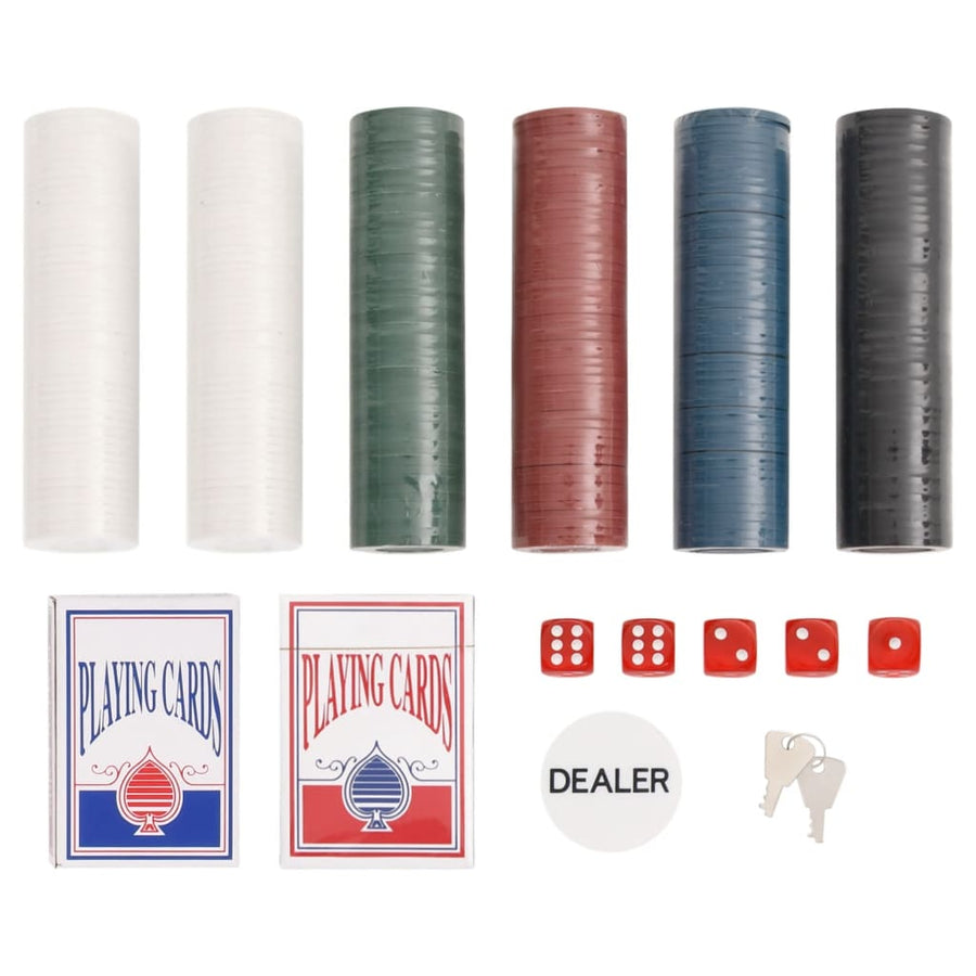-Delige Pokerset 4 G Chip (4 g)