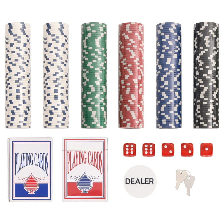 -Delige Pokerset ,5 G Chip (11.5 g)