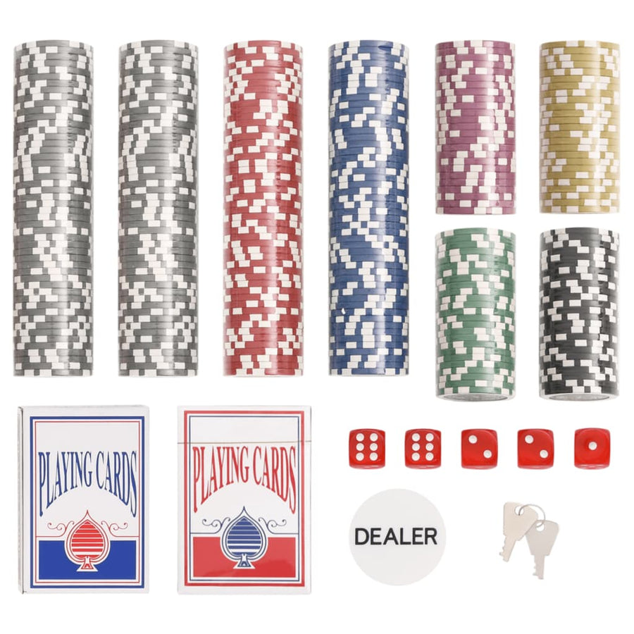 -Delige Pokerset ,5 G Laserchip (11,5 g)