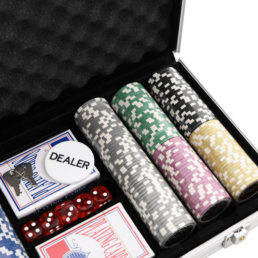 -Delige Pokerset ,5 G Laserchip (11,5 g)