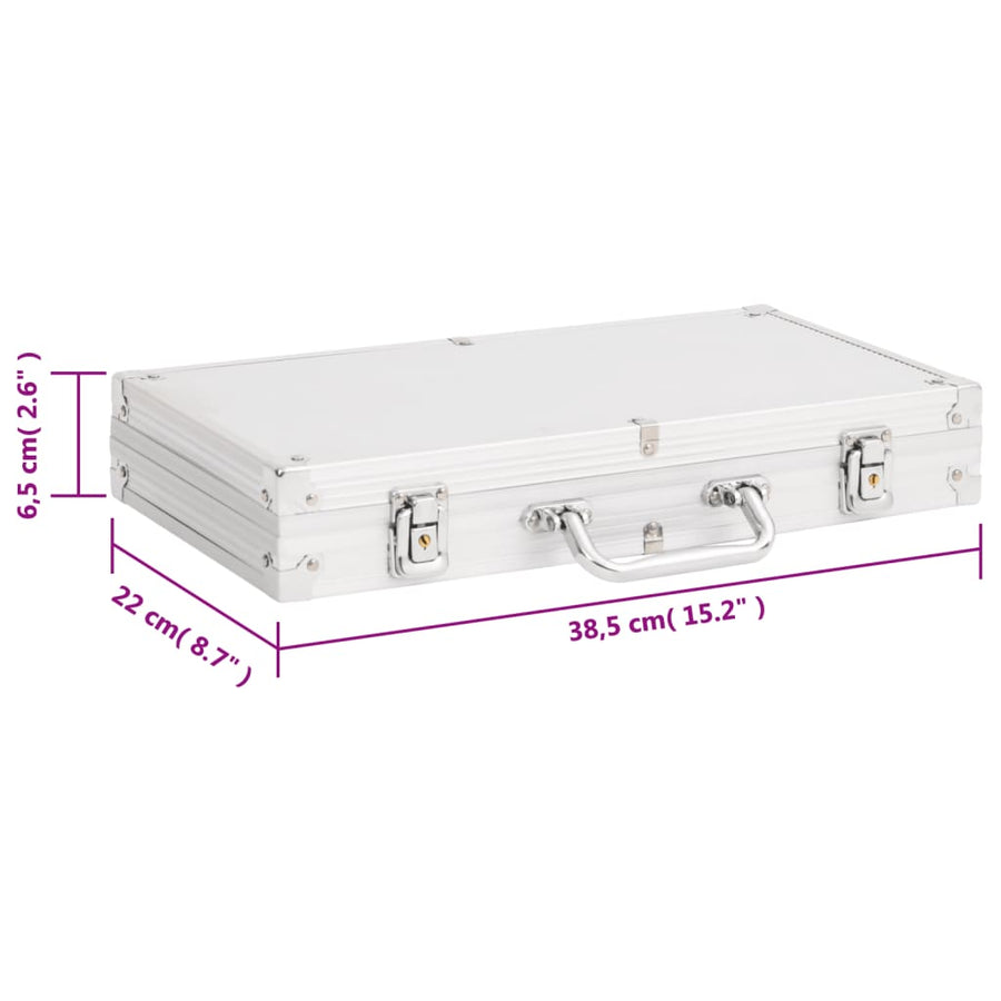 -Delige Pokerset ,5 G Laserchip (11,5 g)