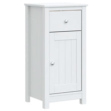 Badkamerkast Berg Massief Grenenhout 40 x 34 x 80 cm Wit