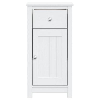 Badkamerkast Berg Massief Grenenhout 40 x 34 x 80 cm Wit