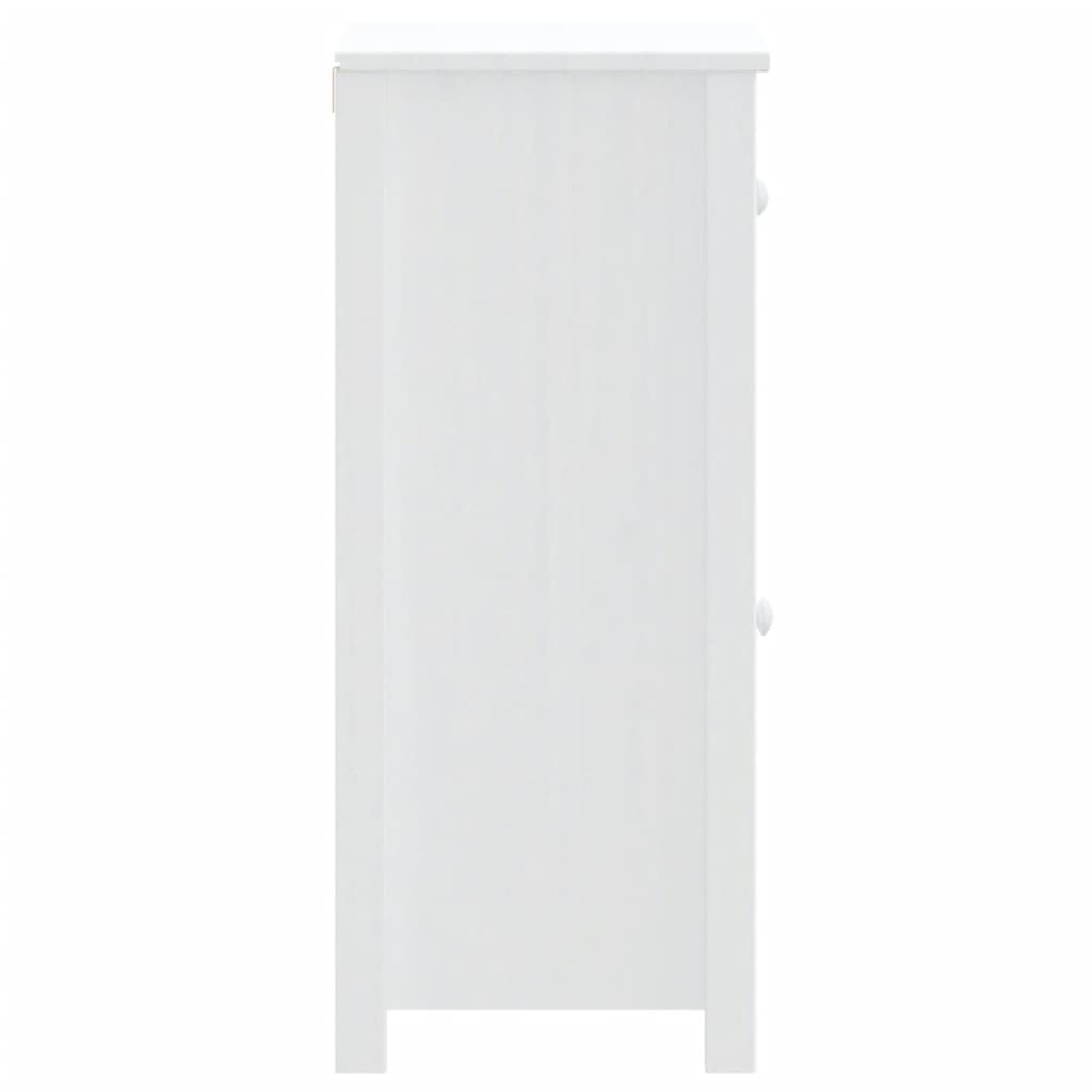 Badkamerkast Berg Massief Grenenhout 40 x 34 x 80 cm Wit